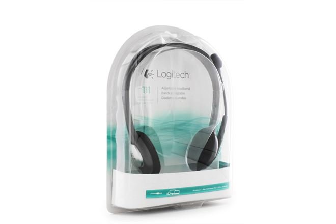 Logitech H111 Stereo Headset Kontrastgrau