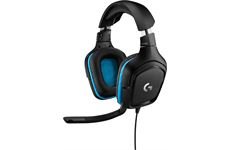 Logitech G432 Wired 7.1 Surround Gaming Headset (schwarz + blau)