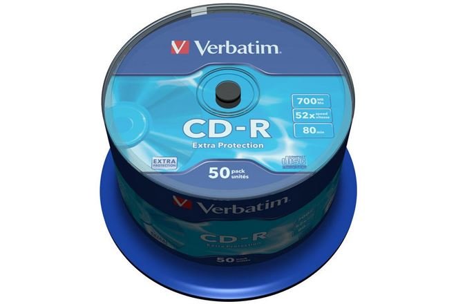 Verbatim CD-R 80 52X Extra 50er SP 50 Stück