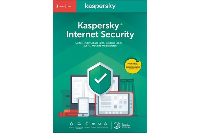 CD-Lieferant Kaspersky Internet Security 3 Geräte (Computer