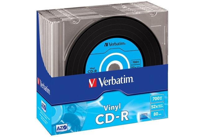 Verbatim CD-R 700MB 52X 10er SC Vinyl 10 Stück