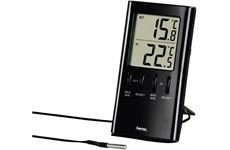 Hama 00186367 T-350 LCD-Thermometer (schwarz)
