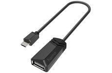 Hama Micro-USB-OTG auf USB-A-Adapterkbl. (schwarz)