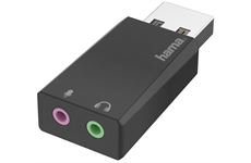 Hama Stereo USB-Soundkarte (schwarz)