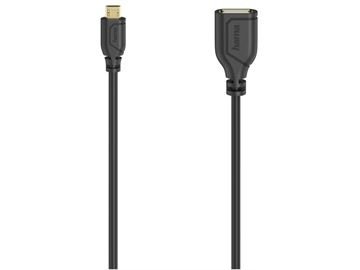 Hama Flexi & Slim USB OTG 2.0 (0,15m) (schwarz)