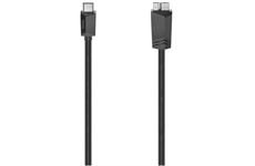 Hama USB-C-Kabel USB 3.2 Gen1 (0,75m) (schwarz)