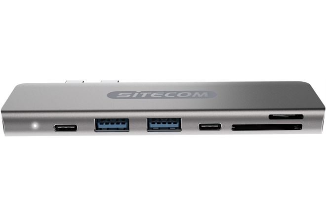 Sitecom Dual USB-C PD Multi Adapter B-Ware