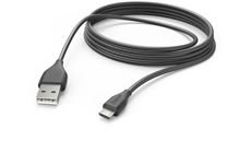 Hama Ladekabel USB-A>Micro-USB (3m) (schwarz)