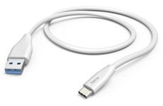 Hama Ladekabel USB-A>USB-C (1,5m). (weiss)