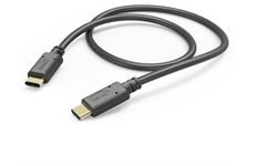 Hama Ladekabel USB-C>USB-C (1m) (schwarz)