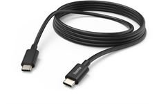 Hama Ladekabel USB-C>USB-C (3m) (schwarz)