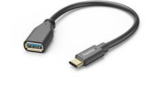 Hama USB-Adapterkabel (0,15m) (schwarz)