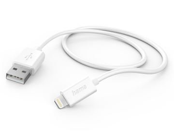 Hama USB > Lightning Kabel (1m) (weiss)
