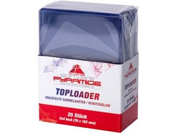 Software Pyramide Toploader Clear Pack (25Stk.) (schwarz)