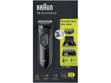 Braun 3000BT Shave&Style Series 3 (schwarz)